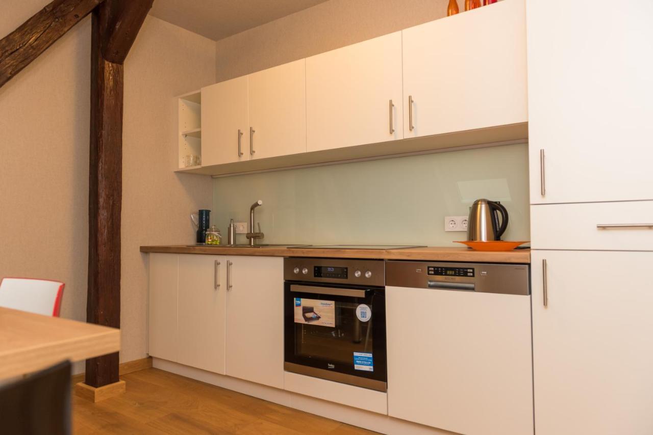 Apartmenthaus Am Dom Junior Suite Mit Parkplatz Zwickau Bagian luar foto